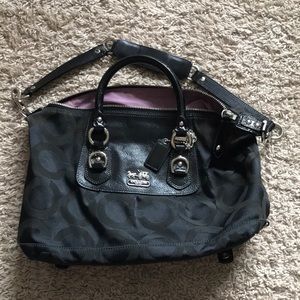 Coach leather purse
